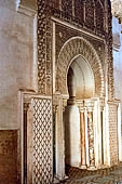 Marrakech - Medina meridionale, Tombe Saadiane, il mihrab della prima sala. 